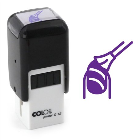 Tampon salon de manucure | Cachet encreur carte de fidélité prothésiste ongulaire | 11mm | Nail bar ink stamp