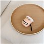 Derhom en Silicone Airpods Couverture Mignonne Drôle Compatible pour Apple Airpods 1 et 2 [Drôle Drôle Série] (Thé au Lait perlé