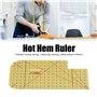 Matériau Plastique Résistant à 160 ℃ Regle Couture Règle Spéciale Pour Fer Outil de Mesure Précise Accessoir