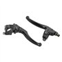 Kit Levier d'embrayage Levier Frein Moto 7/8" Universel de 22 mm, 1 Paire de Ensemble Poignée Leviers d'embrayage Pompe Supérieu