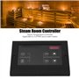 JAWL Contrôleur de Sauna Numérique, Support Mural de Contrôleur de Générateur de Vapeur Multifonctionnel 35-110 ℃ pour Chauffe-S