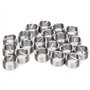 Lot de 20 Inserts Filetés Filetés Kit de Manchons de Réparation de Filetage M12 X 1,25 Gaine en Acier Fil Enroulé Vis de Type po