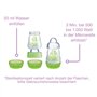 MAM Lot de 2 biberons anti-coliques de 160 ml - Avec tétine de taille 1 dès la naissance