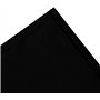 HOMEROKK Lot de 2 Rideaux Occultants 100% Polyester (Noir, 140 X 260 cm)