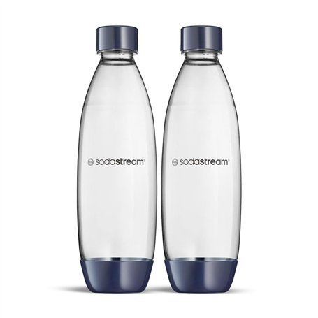 sodastream Lot de 2 Bouteilles fusionnées lavables au Lave-Vaisselle pour gazeur Duo