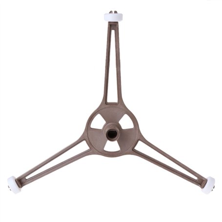 Gwxevce Support de Plateau Triangulaire en Plastique pour Four à Micro-Ondes pour Plaque de Verre Plate de 24