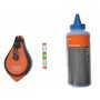 Bahco CLSET Kit de marquage avec craie bleue / cordeau à craie / niveau (Import Grande Bretagne)
