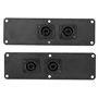Prise de Haut-parleur Plaque de Fer Speakon Plaque de Prise de Haut-parleur Plaque de Prise de Haut-parleur Audio Dual Speakon P