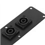 Prise de Haut-parleur Plaque de Fer Speakon Plaque de Prise de Haut-parleur Plaque de Prise de Haut-parleur Audio Dual Speakon P