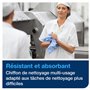 Tork Chiffon de Nettoyage Ultra-résistant blanc W4, Multi-usages, 1 x 105 chiffons, 530179