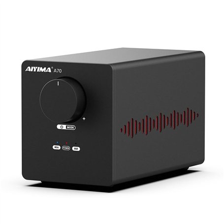 AIYIMA A70 Amplificateur stéréo équilibré avec PFFB 4 Ohm 300 watts TPA3255 2.0 CH Classe D pour haut-parleur de bibliothèque de