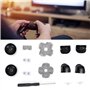Kit de pièces de Rechange pour Manette PS5, Bouton de Manette PS5 L1 R1 L2 R2 Boutons de déclenchement + 2 Ressorts + 2 manettes