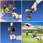 2en1 Ergonomique Hand Grip Stabilisateur Smartephone Caméra Sport Kit de Support Poignée Portable pour Youtube Tiktok Voyage Vid
