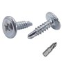 Marcopol Lot de 300 vis cruciformes en acier zingué 4
