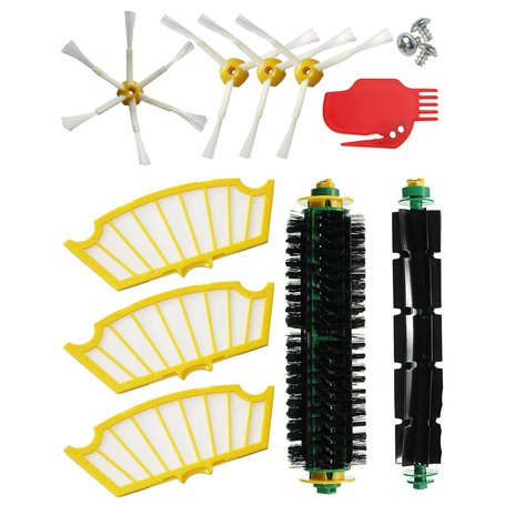 MIRTUX Kit de pièces de rechange pour Roomba série 500 - Compatible avec Roomba 510 530 535 545 550 555 560 570 575 580 585 595.