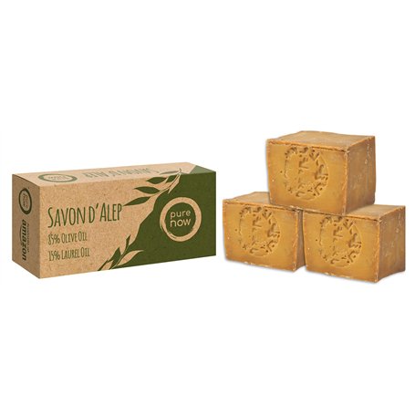 Pure now savon d'Alep 3x200gr.
