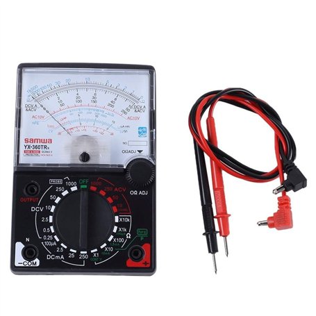 Multimètre testeur analogique portable Topolenashop voltmètre ampèremètre Ohmmetro YX-360TRN