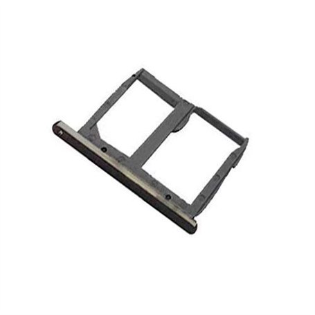 Pour LG G6 H870 H871 H872 H870 LS993 VS998 G600S H870K Tiroir pour carte micro SD + Nano SIM Tray Support adaptateur (Noir)