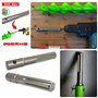 WERHE Perceuse de Terre avec Support SDS Max 40 mm Pointe de Foret Robuste Perceuse de pieux 40mm