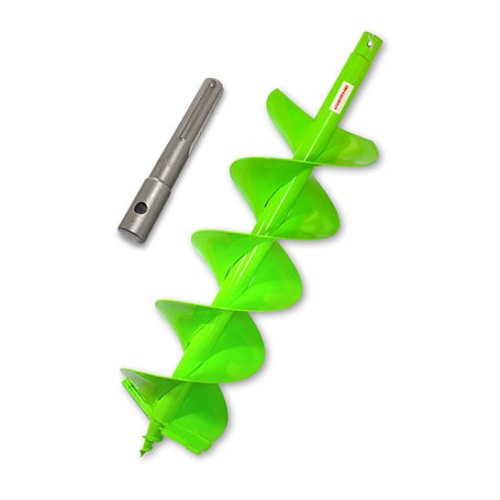 WERHE Foret professionnel pour Auger 200 mm double arbre pile bien robuste avec adaptateur SDS Max