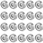 20 Roulements 625ZZ Roulement à billes en acier 5mm x 16mm x 5mm Ensemble de 20pcs Roulement 625ZZ avec billes en acier GCr15. 5