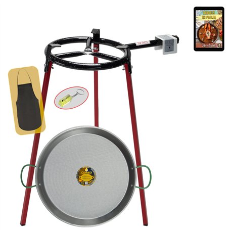 COMBOI Kit réchaud à paella gaz butane 30 cm