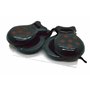 1 paire de petits castagnettes espagnoles rouges et noires pour les petits 6 cm (2-7) traditionnels, fabriqué en bois