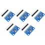 TECNOULAB 5 pièces Module de capteur gyroscopique MPU6500 GY-6500 accéléromètre d'attitude