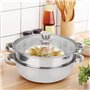 Batterie De Cuisine En Acier Inoxydable Pot Vapeur Soupe Chaudière Pour La Cuisson Des Légumes Accessoires Com