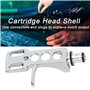 Coquille Phono avec Fils Conducteurs, Cartouche de Montage de Coquille Phono pour Platine Vinyle de Remplacement Universelle pou