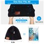 Bonnet Bluetooth Homme, Bonnet Bluetooth Unisexe Cadeau Musique stéréo Chapeau d'hiver Chapeau sans Fil avec Mise à Niveau Convi