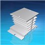 Ocobudbxw Radiateur d'ordinateur SSR Radiateur de Relais à Semi-conducteurs en Aluminium Dissipateur de Chaleur Argent 80x50x50m