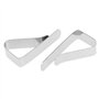 SUCHUANGUANG 4 pièces Nappe Nappe Clip Support à Pince pour fête de Mariage en Acier Inoxydable