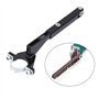 Supports de ponceuse à bande coudée, machine à bande de sable modifiée pour meuleuse coudée 100 pour meuleuse à bois/métal, supp