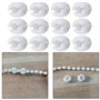 XINGLIDA Lot de 20 stoppeurs de chaîne de perles Stores Stores Décoration de rideau Perles aveugles Boucles de délimitation Acce