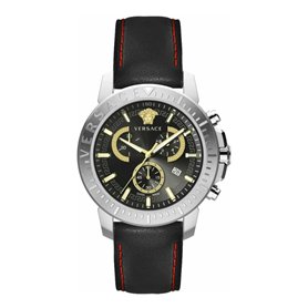 Versace Hommes Analogique Quartz Montre avec Bracelet en Cuir VE2E00121
