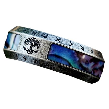 TEMOOUES Bague Yggdras pour homme style vintage avec nœud celtique viking style punk