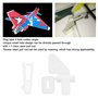 angle de gouvernail KT à 4 trous avec axes de chape de 1 mm pour avion RC