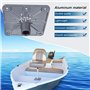 Base De Siège De Bateau, 2PCS Pédestal De Siège De Bateau 7'' X 7'' Ultra-Robuste avec Douille 3/4 Et 6 Trous De Vis Base De Siè