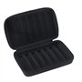 étui de Transport étuis de Rangement et Pochettes pour 7 Harmonicas en Cuir PU Noir Harmonica à Fermeture é