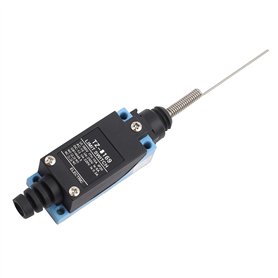 Interrupteur de limite momentané de tige de ressort hélicoïdal flexible 1NC 1NO Interrupteur de fin de course momentané à ressor