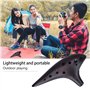12 trous Alto C Ocarina, Belle Dolomite Ocarina portable pour débutant pour les jeux à l'extérieur