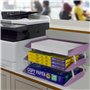 Acrimet Facility Bac à Courrier à 3 Niveaux/Charge Latérale A4, Organiseur de Bureau, en Plastique (Couleur Violet)