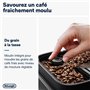 De'Longhi Magnifica Plus ECAM322.70.SB, Machine À Café Superautomatique Avec Système de Lait LatteCrema Pour Cappuccino Automati