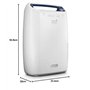 De'Longhi Tasciugo AriaDry Déshumidificateur DEX210SF, Déshumidificateur Portable avec Système de Filtration à 3 Actions, Foncti