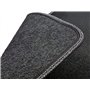Il Tappeto Auto SPRINT04605 Tapis antidérapants en moquette noire, bord bicolore, protège-talon renforcé en caoutchouc