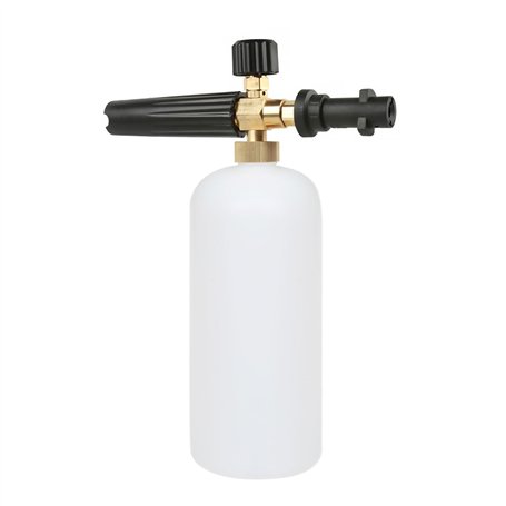 Rediboom Réglable Distributeur de Savon Canon à mousse Lance Mousse Neige Compatible pour Kärcher K série K2/K3/K4/K5/K6/K7 Haut