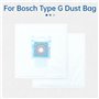 Lot de 10 Sacs à Poussière Aspirateur Sac Filtrant pour Bosch Type G/MegaFilt Super Tex BBZ41FG 468383