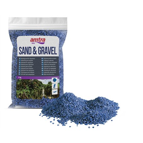 AMTRA Quartz en Céramique pour Aquariophilie Bleu 2 kg Pour Anniversary