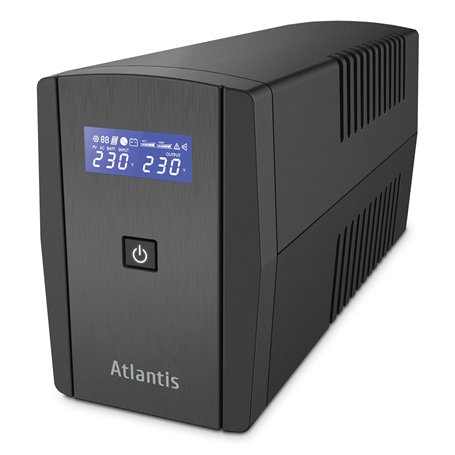 Atlantis A03-S120 Alimentation sans Interruption (onduleur) à Onde Pseudo-sinusoïdale 1000VA 500W Line Interactive